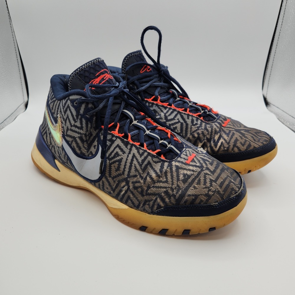 Nike LeBron NXXT Genisus HF0712-401 Basketball Men's US 13 Midnight Navy Lace Up